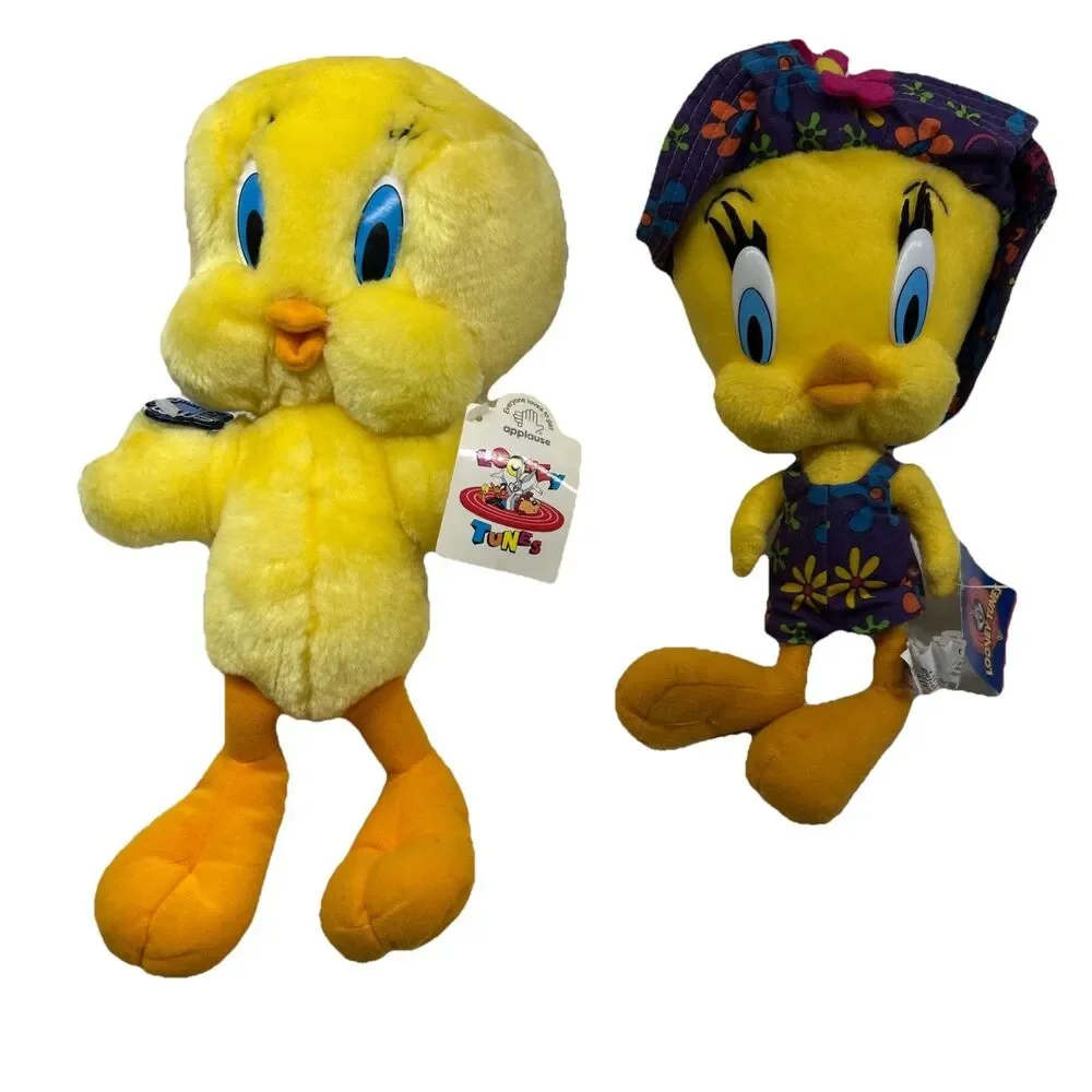 Vintage 90’s Tweety Bird Bundle - Lot Of 2 - 1996 & 1998 - Looney Tunes